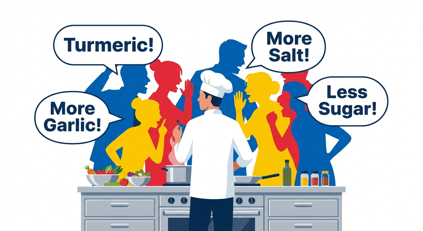 Community of cooks sharing recipe suggestions